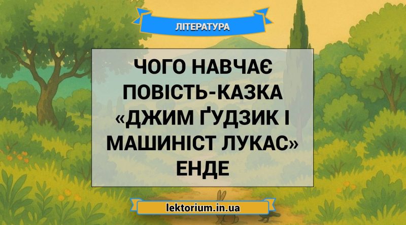 Чого навчає повість-казка «Джим Ґудзик і машиніст Лукас» Енде