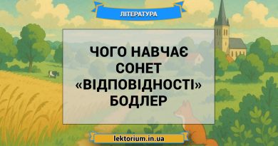 Чого навчає сонет «Відповідності» Бодлер