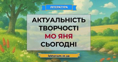 Актуальність творчості Мо Яня сьогодні