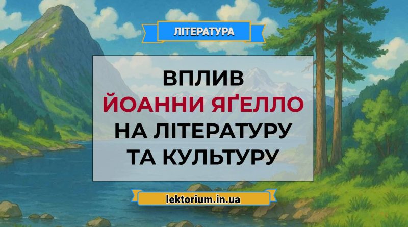 Вплив Йоанни Яґелло на літературу та культуру