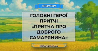 Головні герої притчі «Притча про доброго самарянина»