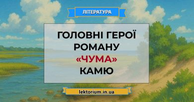 Головні герої роману «Чума» Камю
