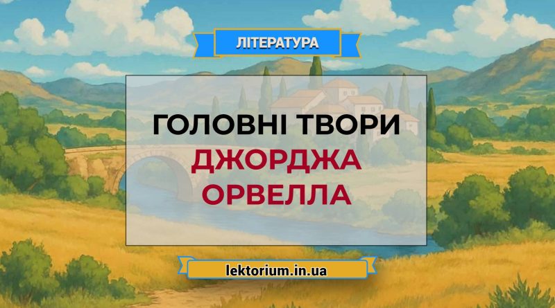 Головні твори Джорджа Орвелла