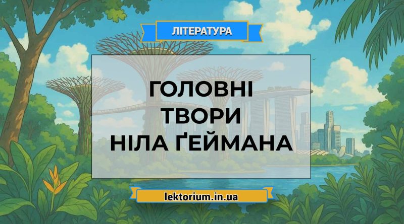 Головні твори Ніла Ґеймана