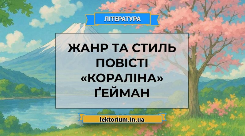 Жанр та стиль повісті «Кораліна» Ґейман