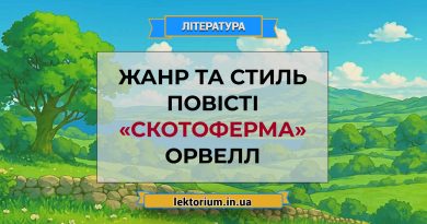 Жанр та стиль повісті «Скотоферма» Орвелл