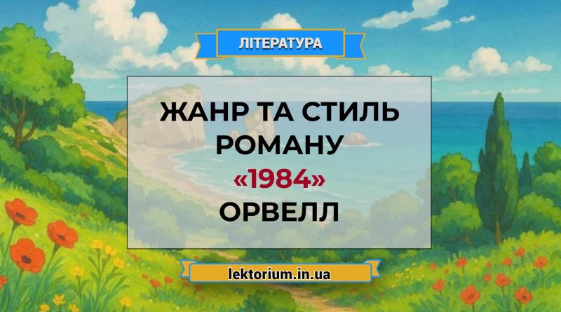 Жанр та стиль роману «1984» Орвелл