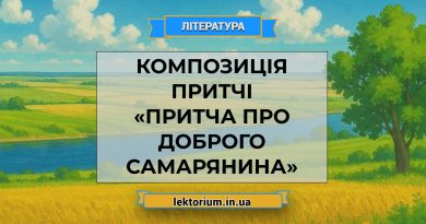 Композиція притчі «Притча про доброго самарянина»