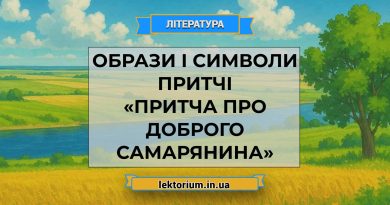 Образи і символи притчі «Притча про доброго самарянина»