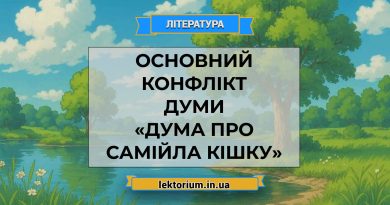 Основний конфлікт думи «Дума про Самійла Кішку»