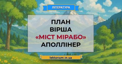 План вірша «Міст Мірабо» Аполлінер
