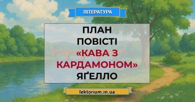 План повісті «Кава з кардамоном» Яґелло