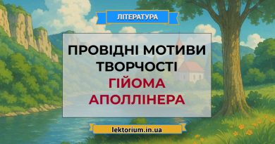 Провідні мотиви творчості Гійома Аполлінера