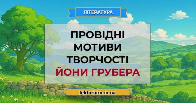Провідні мотиви творчості Йони Грубера