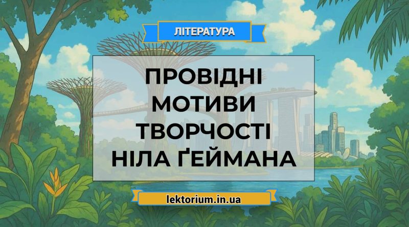 Провідні мотиви творчості Ніла Ґеймана