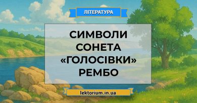 Символи сонета «Голосівки» Рембо