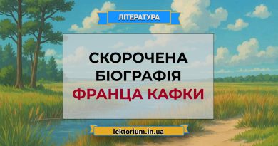 Скорочена біографія Франца Кафки