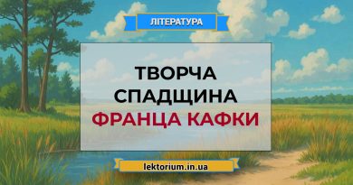 Творча спадщина Франца Кафки