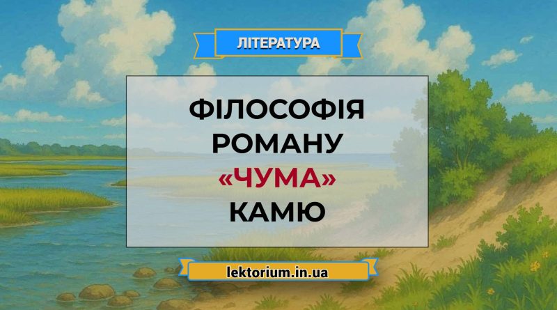 Філософія роману «Чума» Камю