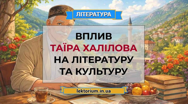 Вплив Таїра Халілова на літературу та культуру
