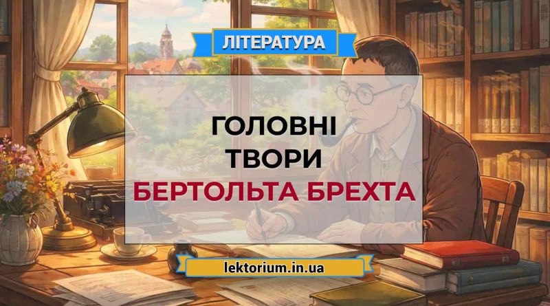 Головні твори Бертольта Брехта