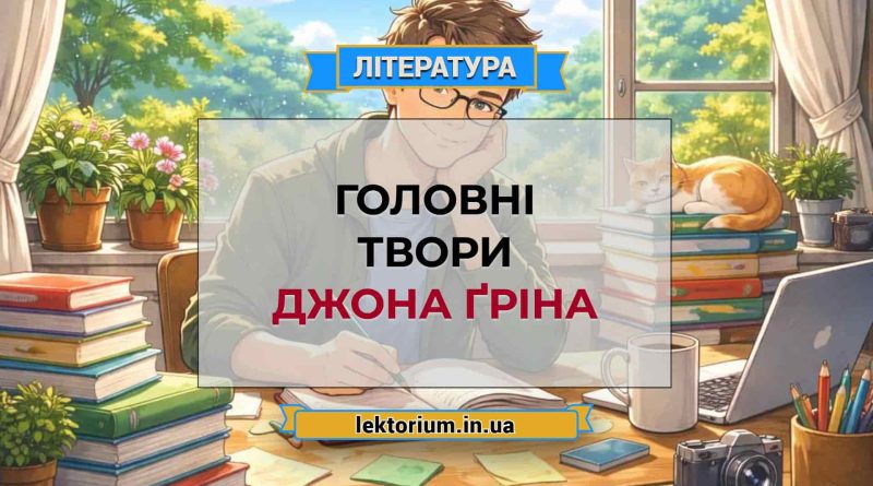 Головні твори Джона Ґріна