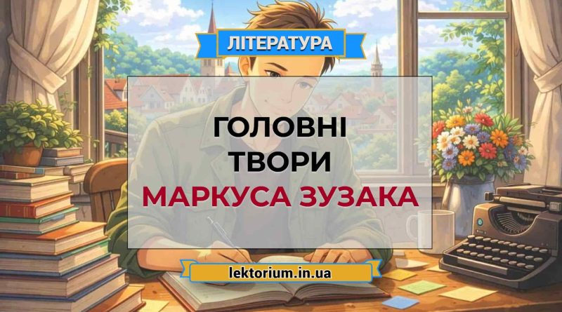 Головні твори Маркуса Зузака