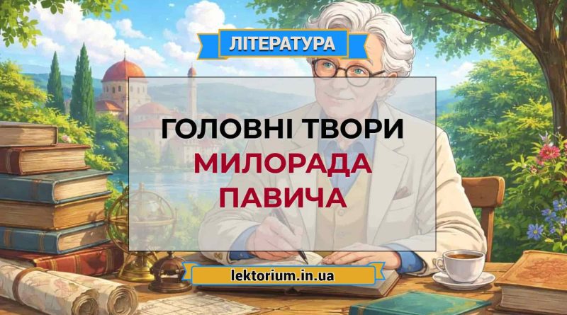 Головні твори Милорада Павича