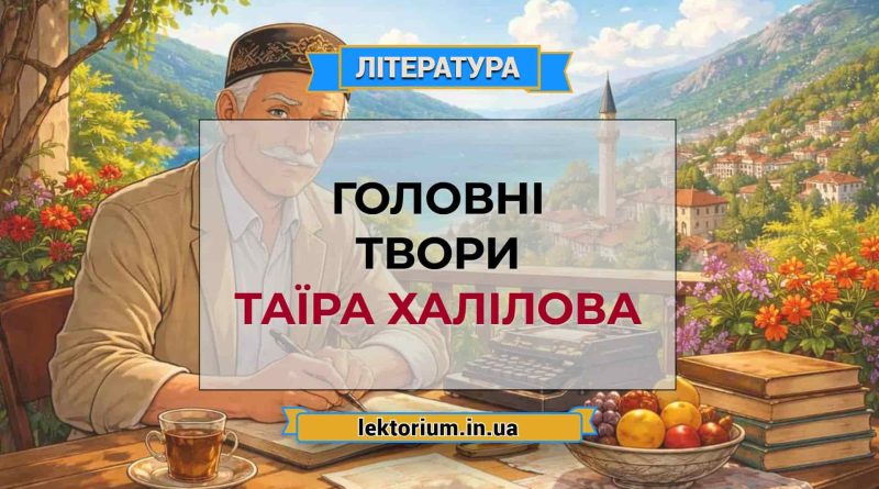 Головні твори Таїра Халілова