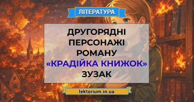 Другорядні персонажі роману «Крадійка книжок» Зузак