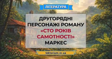 Другорядні персонажі роману «Сто років самотності» Маркес