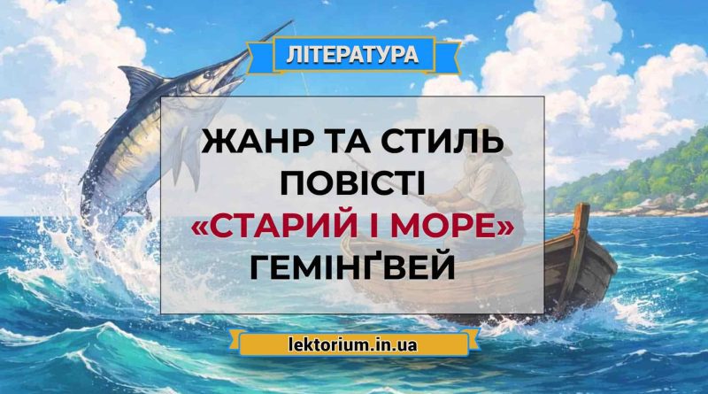 Жанр та стиль повісті «Старий і море» Гемінґвей