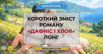 Короткий зміст роману «Дафніс і Хлоя» Лонг