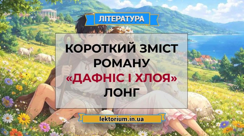 Короткий зміст роману «Дафніс і Хлоя» Лонг