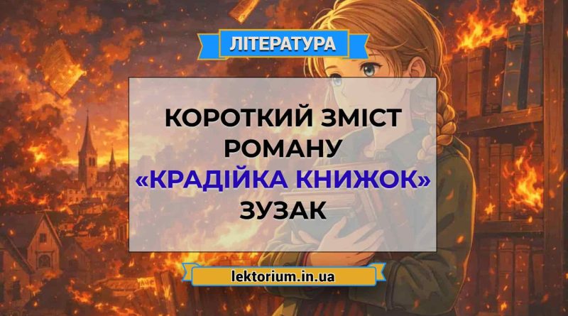 Короткий зміст роману «Крадійка книжок» Зузак