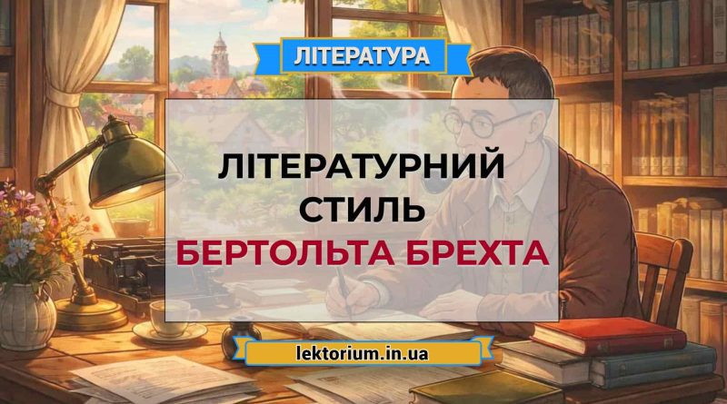 Літературний стиль Бертольта Брехта