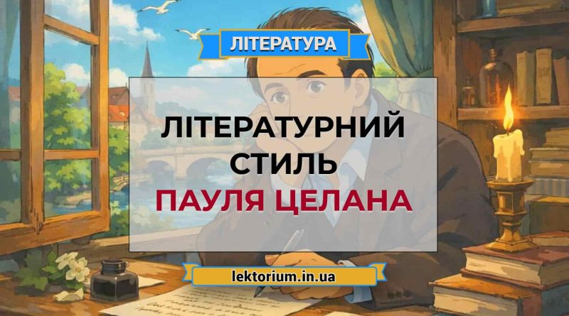 Літературний стиль Пауля Целана