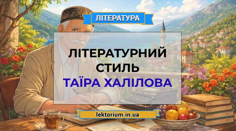 Літературний стиль Таїра Халілова