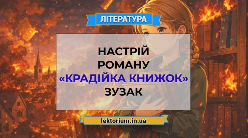 Настрій роману «Крадійка книжок» Зузак
