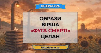 Образи вірша «Фуга смерті» Целан
