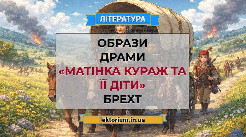 Образи драми «Матінка Кураж та її діти» Брехт