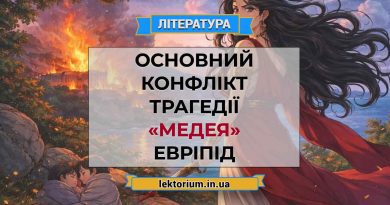 Основний конфлікт трагедії «Медея» Евріпід