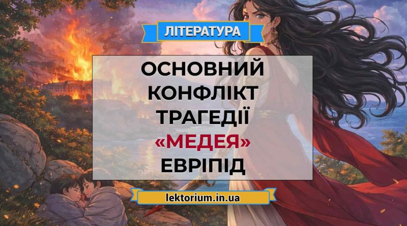 Основний конфлікт трагедії «Медея» Евріпід