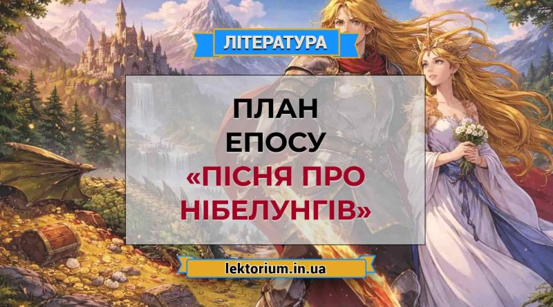 План епосу «Пісня про Нібелунгів»