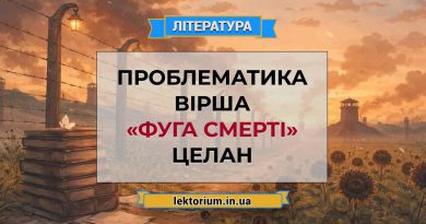 Проблематика вірша «Фуга смерті» Целан