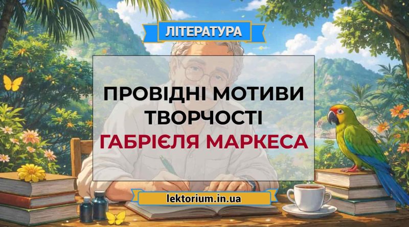 Провідні мотиви творчості Габрієля Маркеса