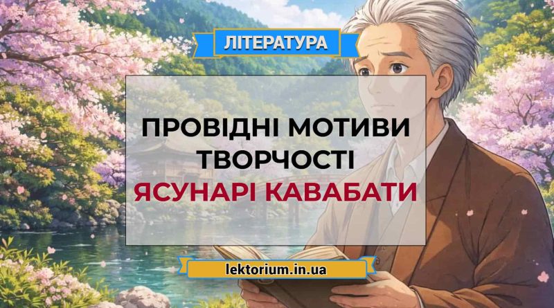 Провідні мотиви творчості Ясунарі Кавабати