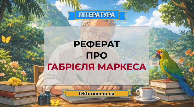 Реферат про Габрієля Маркеса