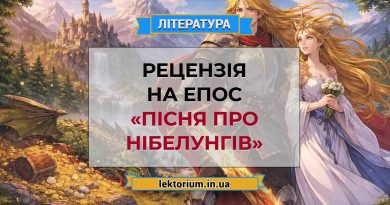 Рецензія на епос «Пісня про Нібелунгів»