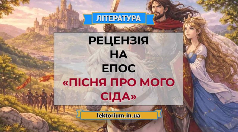 Рецензія на епос «Пісня про мого Сіда»